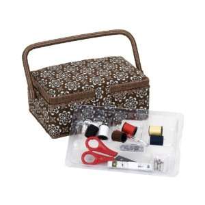  Notions Filled Sewing Basket B: Home & Kitchen