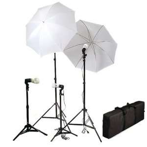   Studio Digital Lighting Kit with Umbrellas and Background Lights