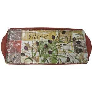 Serving Trays  Ode to Olives Sandwich Tray   15 x 6  