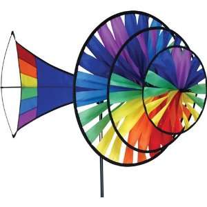 Large Rainbow Triple Spinner 