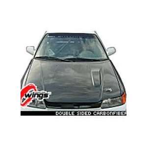  Honda CRX 88   91 : Honda CRX ZC Style Carbon Fiber Hood 