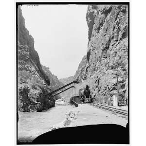    In the Royal Gorge,Rio Grande Southern Railway