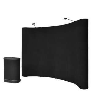   Trade Show Display Booth Podium Kit Set With Counter