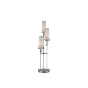  Lite Source Inc. Credence 3 Lite Table Lamp in Chrome 