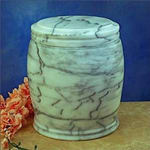  Ivory Solid Marble Urn