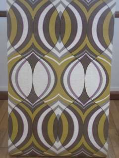 Vintage Mod Geometric Op Art Wallpaper70s Panton Era 1m  
