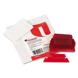  Hanging File Folder Plastic Index Tabs, 1/5 Tab, Two Inch 