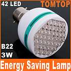 42 led white light b22 screw head bulb 3w energy saving $ 3 29 time 