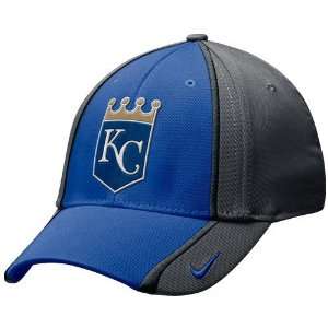  Nike Kansas City Royals Charcoal Royal Blue 2 Tone Tactile 