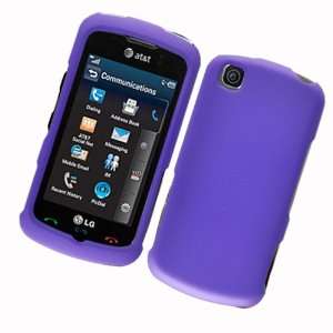  Purple Texture Hard Protector Case Cover For LG Encore 