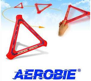 Aerobie Orbiter Boomerang Triangle Flying Frisbee Soft Catch Disc by 