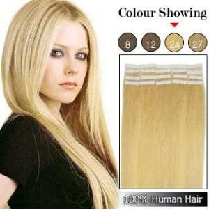  18 Remy Seamless Tape Human Hair Extensions 40g 20pcs #2 