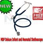 MDF DELUXE INFANT AND NEONATAL STETHOSCOPE FULL ROTATION DUAL HEAD 