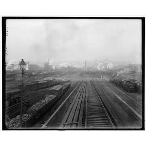   ,Lackawanna,Western Railroad yards,Scranton,Pa.