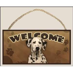   Wooden Welcome Sign Featuring the Art of Scott Rogers: Pet Supplies