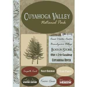   National Park   Cardstock Stickers   Cuyahoga Valley Arts, Crafts