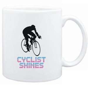  Mug White  Cyclist shines  Sports: Sports & Outdoors