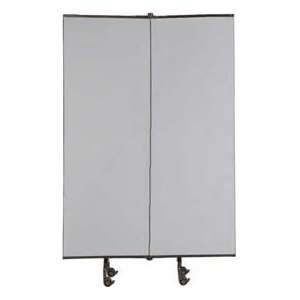  Great Divide Room Divider Add On Panel 6H, Gray Fabric 