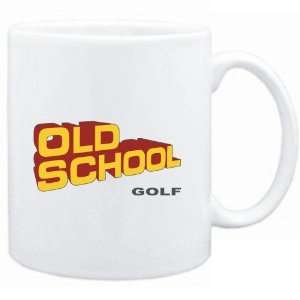  Mug White  OLD SCHOOL Golf  Sports: Sports & Outdoors