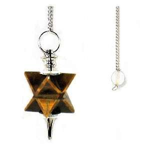   PENDULUM ~ Sacred Geometry ~ Gemstone Divination Dowsing Pendulum