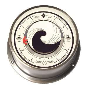   Downeaster Tide Clock, The Wave in Brushed Nickel: Home & Kitchen