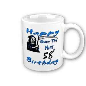  Over the Hill 58th Birthday Coffee Mug: Everything Else