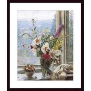  Life with Flowers & Chestnuts   Artist Malcolm Milne  Poster Size 22