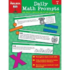  6 Pack THE MAILBOX BOOKS DAILY MATH PROMPTS GR 4 