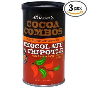 McStevens Cocoa Combos Chocolate and Chipotle Drink Mix, 7 Ounce Cans 