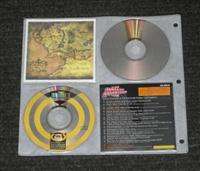 New 528 Disc Black Canvas CD DVD Metal 3 Ring Storage Wallet Binder 