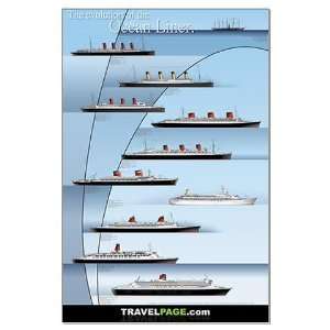   Ocean Liner Poster Cruise Large Poster by 