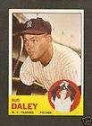 1963 Topps #38 Bud Daley New York Yankees NM/MINT