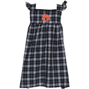   Girls Navy Blue Heritage Plaid Dress with Bloomers: Sports & Outdoors
