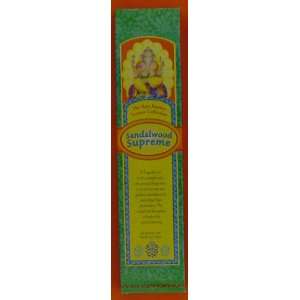  Sandalwood Supreme 20 Stick Box   Rare Essence Incense 