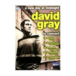  DAVID GRAY German Tour 2003 Music Poster
