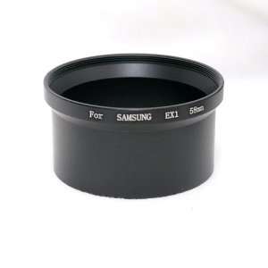   EzFoto 58mm Lens Filter Adapter Tube for Samsung EX1