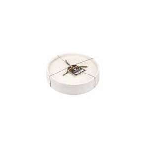  Small Round White Sands RibbonWick Candle