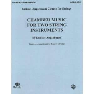  Applebaum, Samuel   Chamber Music For Two String 