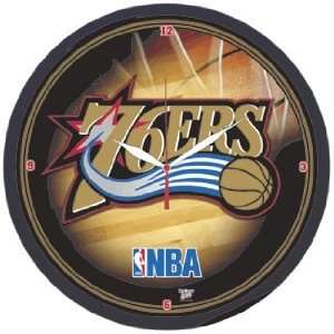  NBA Philadelphia 76ers Team Logo Wall Clock: Sports 