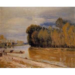 Hand Made Oil Reproduction   Alfred Sisley   24 x 20 inches   The 