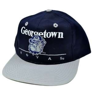  NCAA Georgetown Hoyas Vintage Deadstock Flat Bill Snapback 