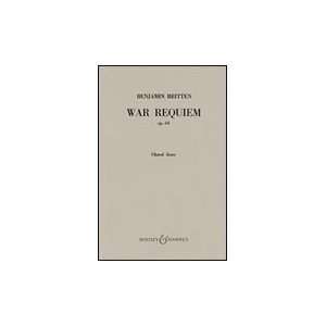 War Requiem, Op. 66 Choral Score 80 Pages  Sports 