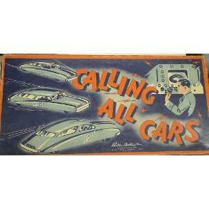  CALLING ALL CARS VINTAGE BOARD GAME 