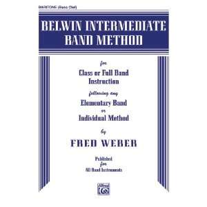  Belwin Intermediate Band Method Book Baritone By Fred 