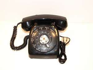 Vintage Automatic Electric Model 80 Black Rotary Phone  