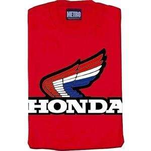  MetroRacing RWB Honda T Shirt   2X Large/Red Automotive