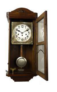 Antique German Junghans Westminster chime wall clock at 1910  