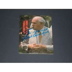  HOF Red Auerbach Signed 1993 Action Packed Card #11 JSA 