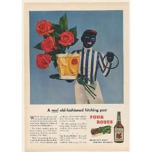 1947 Four Roses Whiskey Old Fashioned Hitching Post Print 