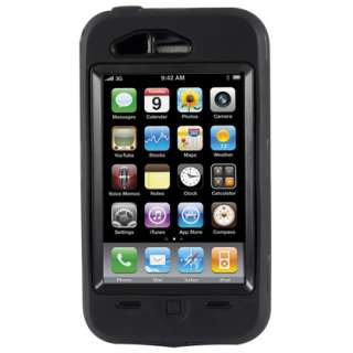 Apple iPhone 3G OtterBox Defender Case (Black) w/o Holster Belt Clip 